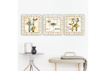 Canvasbilde VP Italy 3-pk Flerfarget - 33x03 cm - Interiør - Maleri & posters - Lerretsbilder