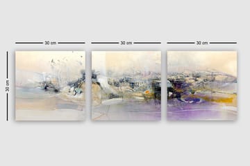 Canvasbilde VP Italy 3-pk Flerfarget - 33x03 cm - Interiør - Maleri & posters - Lerretsbilder