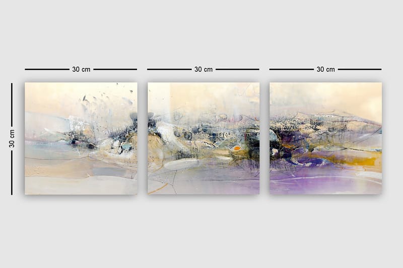 Canvasbilde VP Italy 3-pk Flerfarget - 33x03 cm - Interiør - Maleri & posters - Lerretsbilder