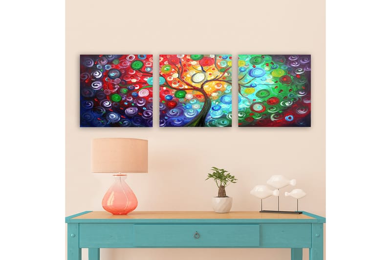 Canvasbilde VP Italy 3-pk Flerfarget - 33x03 cm - Interiør - Maleri & posters - Lerretsbilder