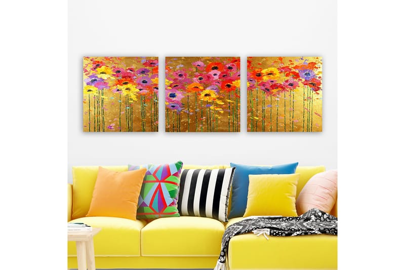 Canvasbilde VP Italy 3-pk Flerfarget - 33x03 cm - Interiør - Maleri & posters - Lerretsbilder