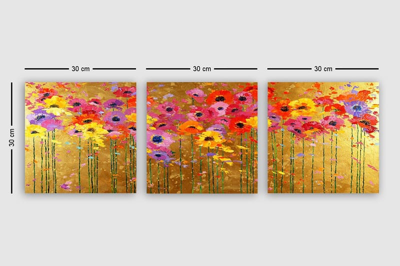 Canvasbilde VP Italy 3-pk Flerfarget - 33x03 cm - Interiør - Maleri & posters - Lerretsbilder