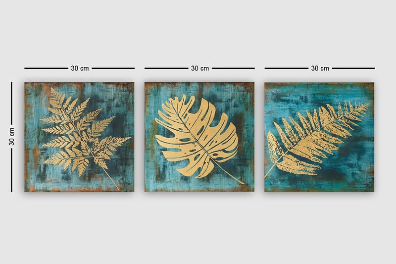 Canvasbilde VP Italy 3-pk Flerfarget - 33x03 cm - Interiør - Maleri & posters - Lerretsbilder
