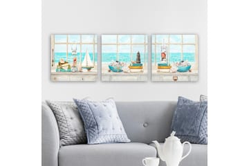 Canvasbilde VP Italy 3-pk Flerfarget - 33x03 cm - Interiør - Maleri & posters - Lerretsbilder