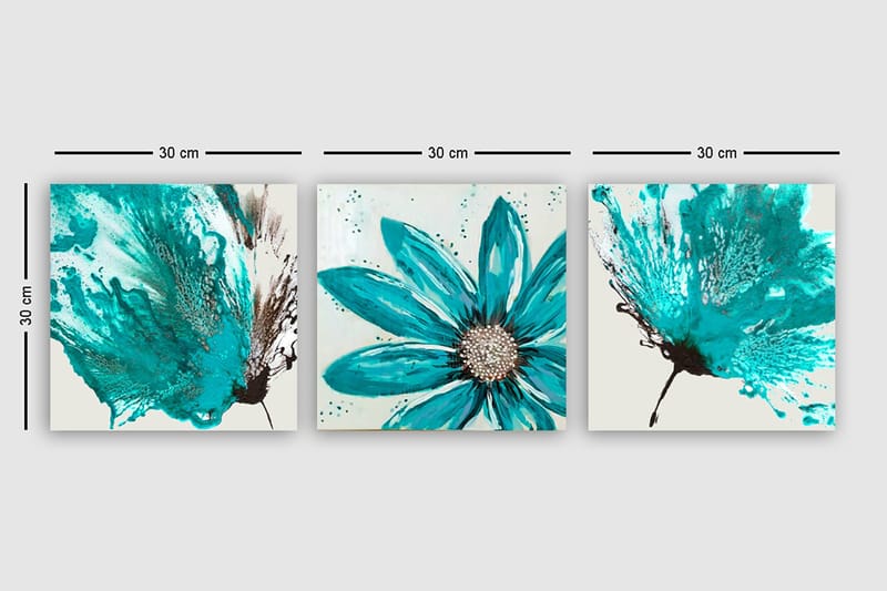 Canvasbilde VP Italy 3-pk Flerfarget - 33x03 cm - Interiør - Maleri & posters - Lerretsbilder