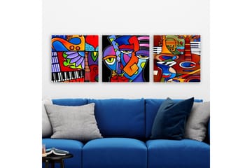 Canvasbilde VP Italy 3-pk Flerfarget - 33x03 cm - Interiør - Maleri & posters - Lerretsbilder