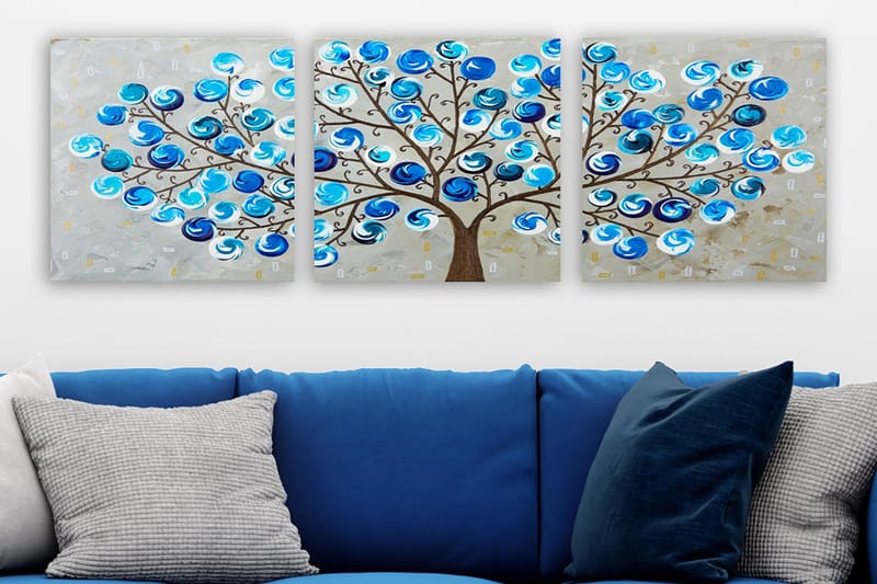 Canvasbilde VP Italy 3-pk Flerfarget - 33x03 cm - Interiør - Maleri & posters - Lerretsbilder