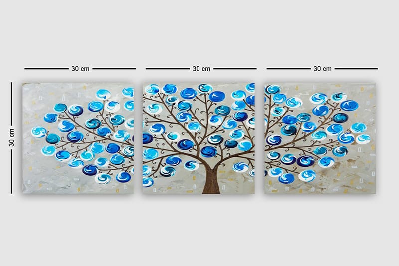 Canvasbilde VP Italy 3-pk Flerfarget - 33x03 cm - Interiør - Maleri & posters - Lerretsbilder
