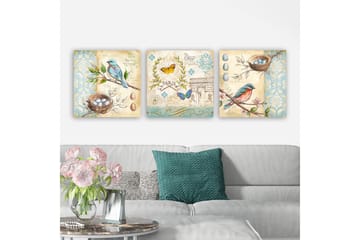 Canvasbilde VP Italy 3-pk Flerfarget - 33x03 cm - Interiør - Maleri & posters - Lerretsbilder