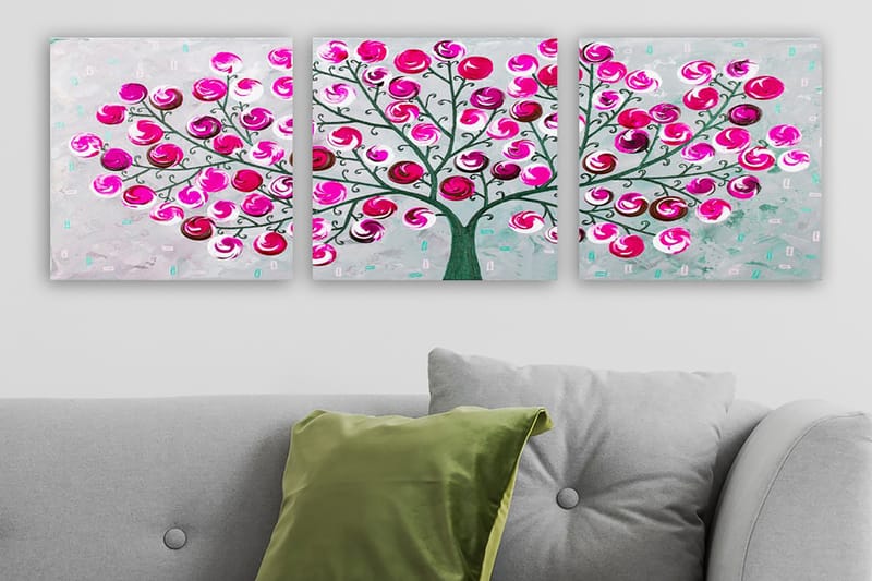Canvasbilde VP Italy 3-pk Flerfarget - 33x03 cm - Interiør - Maleri & posters - Lerretsbilder