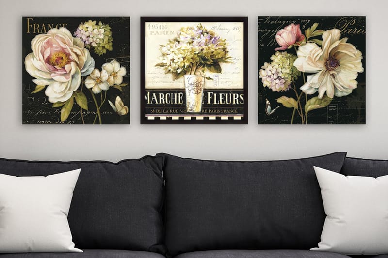 Canvasbilde VP Italy 3-pk Flerfarget - 33x03 cm - Interiør - Maleri & posters - Lerretsbilder