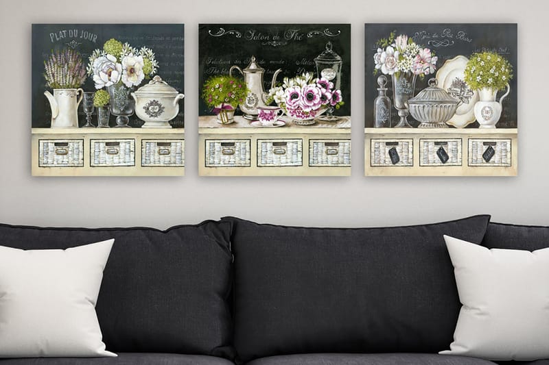 Canvasbilde VP Italy 3-pk Flerfarget - 33x03 cm - Interiør - Maleri & posters - Lerretsbilder