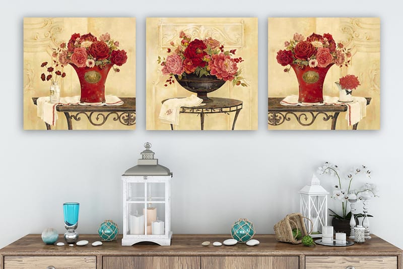 Canvasbilde VP Italy 3-pk Flerfarget - 33x03 cm - Interiør - Maleri & posters - Lerretsbilder