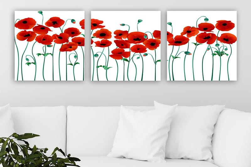 Canvasbilde VP Italy 3-pk Flerfarget - 33x03 cm - Interiør - Maleri & posters - Lerretsbilder