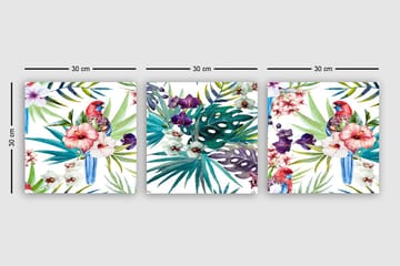 Canvasbilde VP Italy 3-pk Flerfarget - 33x03 cm - Interiør - Maleri & posters - Lerretsbilder