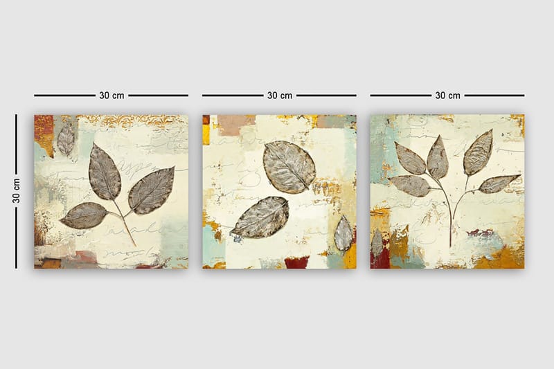 Canvasbilde VP Italy 3-pk Flerfarget - 33x03 cm - Interiør - Maleri & posters - Lerretsbilder