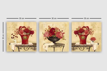 Canvasbilde VP Italy 3-pk Flerfarget - 33x03 cm - Interiør - Maleri & posters - Lerretsbilder