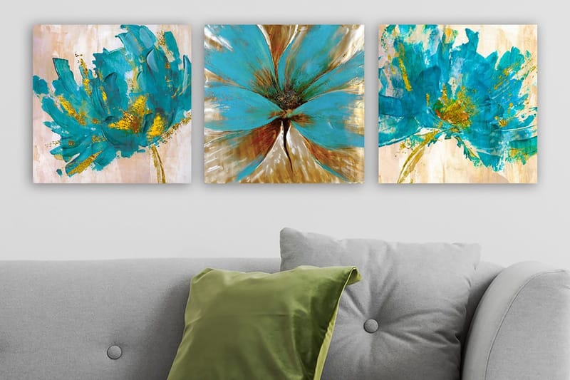 Canvasbilde VP Italy 3-pk Flerfarget, 33x03 cm