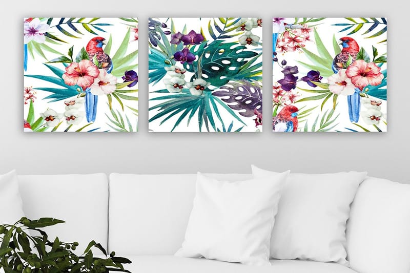 Canvasbilde VP Italy 3-pk Flerfarget, 33x03 cm