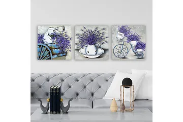 Canvasbilde VP Italy 3-pk Flerfarget - 33x03 cm - Interiør - Maleri & posters - Lerretsbilder