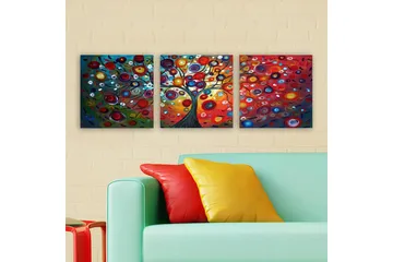 Canvasbilde VP Italy 3-pk Flerfarget - 33x03 cm - Interiør - Maleri & posters - Lerretsbilder