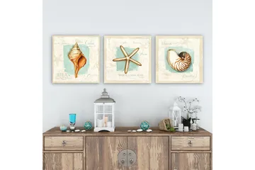 Canvasbilde VP Italy 3-pk Flerfarget - 33x03 cm - Interiør - Maleri & posters - Lerretsbilder