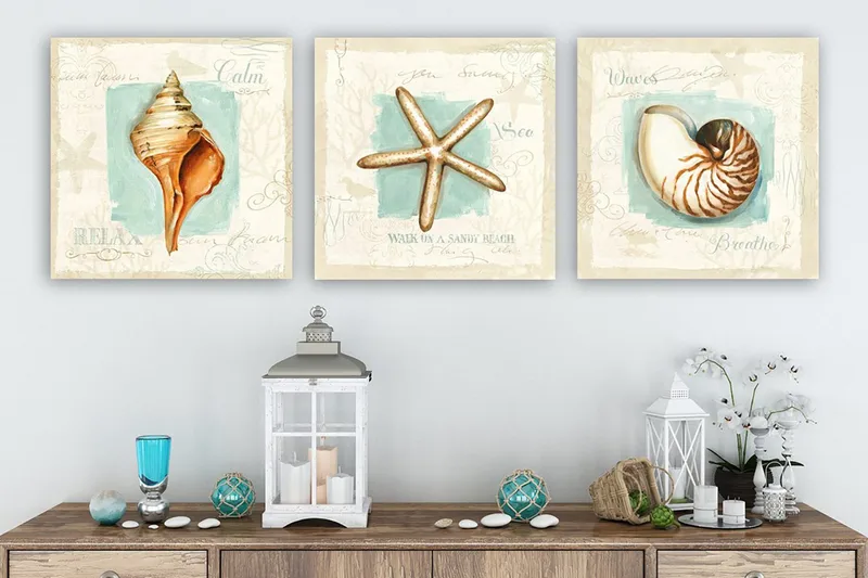 Canvasbilde VP Italy 3-pk Flerfarget - 33x03 cm - Interiør - Maleri & posters - Lerretsbilder