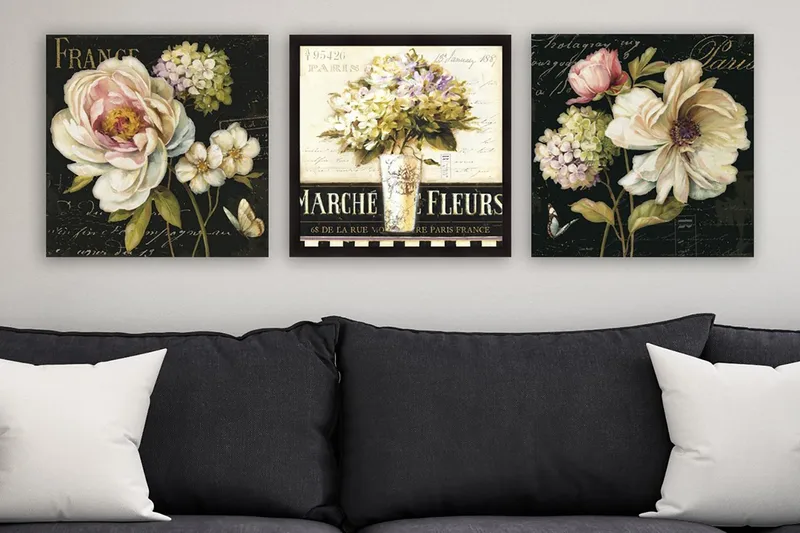 Canvasbilde VP Italy 3-pk Flerfarget, 33x03 cm