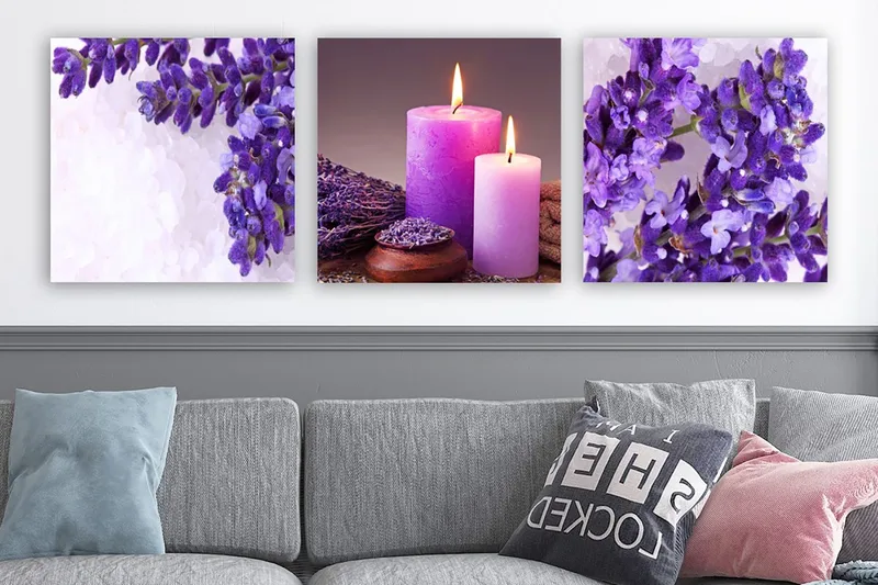 Canvasbilde VP Italy 3-pk Flerfarget, 33x03 cm