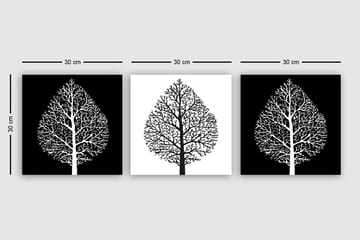 Canvasbilde VP Italy 3-pk Flerfarget - 33x03 cm - Interiør - Maleri & posters - Lerretsbilder