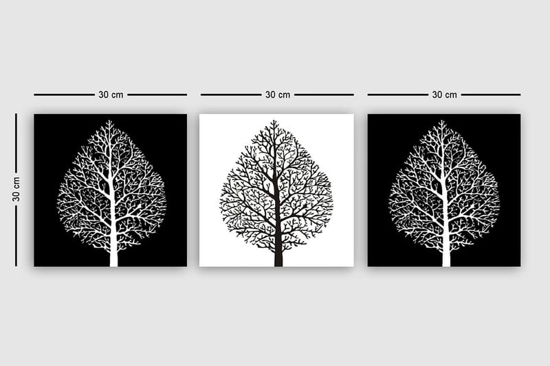 Canvasbilde VP Italy 3-pk Flerfarget - 33x03 cm - Interiør - Maleri & posters - Lerretsbilder