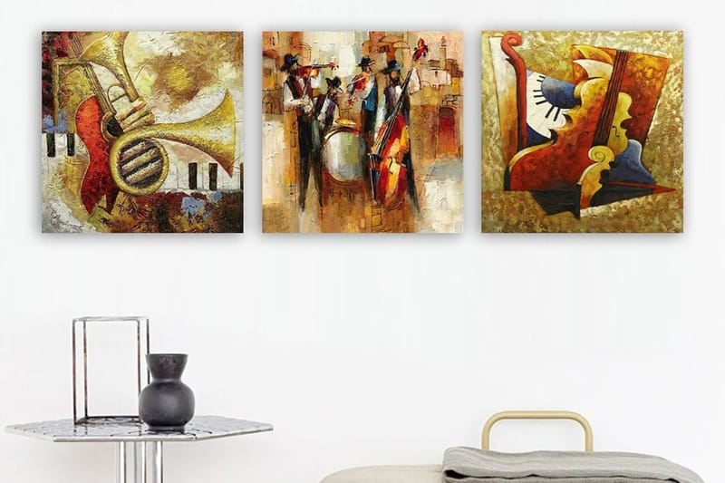 Canvasbilde VP Italy 3-pk Flerfarget, 33x03 cm