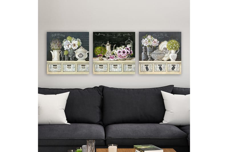 Canvasbilde VP Italy 3-pk Flerfarget - 33x03 cm - Interiør - Maleri & posters - Lerretsbilder