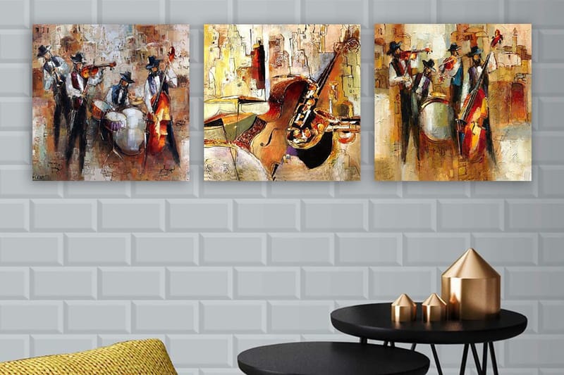 Canvasbilde VP Italy 3-pk Flerfarget - 33x03 cm - Interiør - Maleri & posters - Lerretsbilder