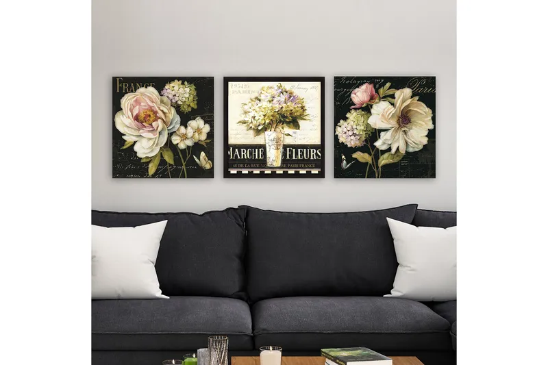 Canvasbilde VP Italy 3-pk Flerfarget - 33x03 cm - Interiør - Maleri & posters - Lerretsbilder