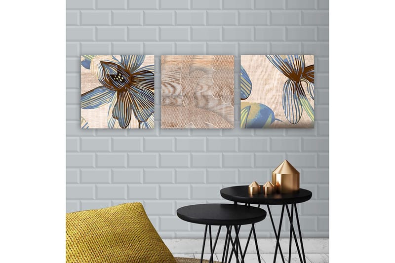 Canvasbilde VP Italy 3-pk Flerfarget, 33x03 cm