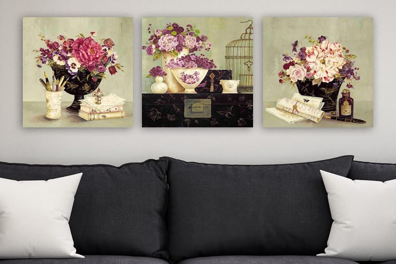 Canvasbilde VP Italy 3-pk Flerfarget, 33x03 cm