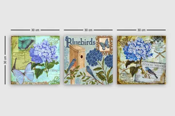 Canvasbilde VP Italy 3-pk Flerfarget - 33x03 cm - Interiør - Maleri & posters - Lerretsbilder
