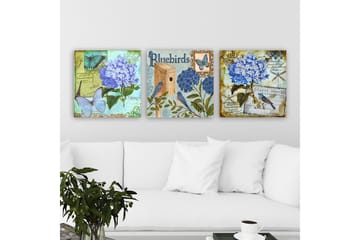 Canvasbilde VP Italy 3-pk Flerfarget - 33x03 cm - Interiør - Maleri & posters - Lerretsbilder