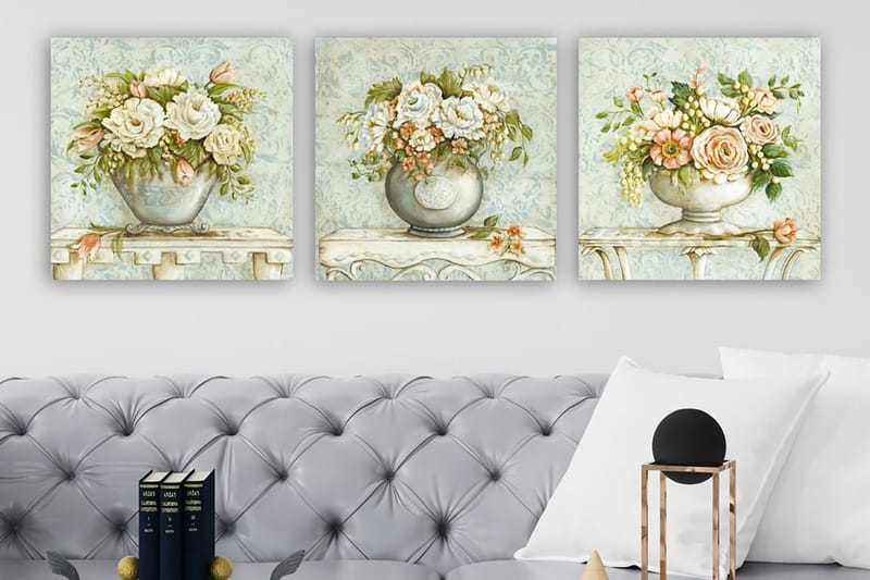 Canvasbilde VP Italy 3-pk Flerfarget, 33x03 cm