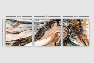 Canvasbilde VP Spain 3-pk Flerfarget - 33x03 cm - Interiør - Maleri & posters - Lerretsbilder