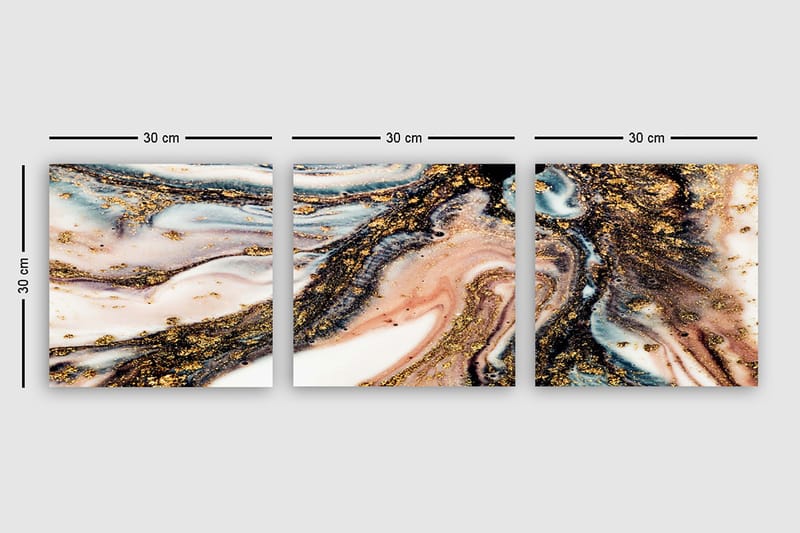 Canvasbilde VP Spain 3-pk Flerfarget - 33x03 cm - Interiør - Maleri & posters - Lerretsbilder