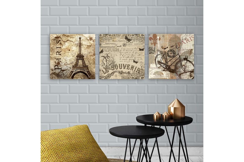 Canvasbilde VP Spain 3-pk Flerfarget - 33x03 cm - Interiør - Maleri & posters - Lerretsbilder