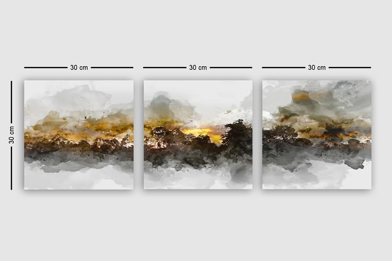 Canvasbilde VP Spain 3-pk Flerfarget - 33x03 cm - Interiør - Maleri & posters - Lerretsbilder