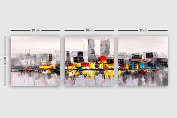 Canvasbilde VP Spain 3-pk Flerfarget - 33x03 cm - Interiør - Maleri & posters - Lerretsbilder