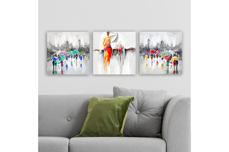 Canvasbilde VP Spain 3-pk Flerfarget - 33x03 cm - Interiør - Maleri & posters - Lerretsbilder