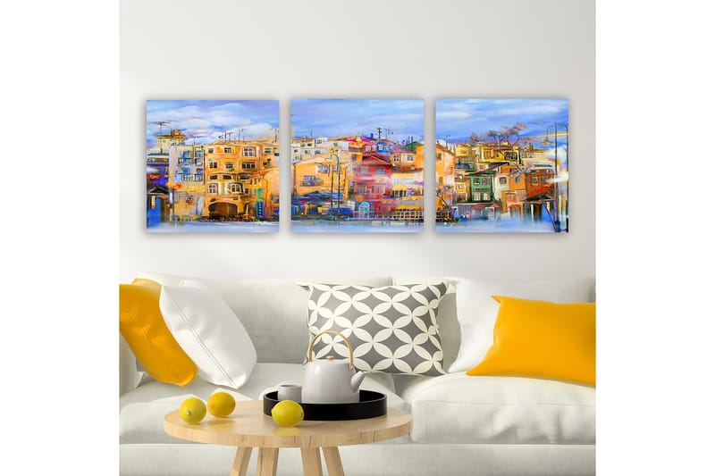 Canvasbilde VP Spain 3-pk Flerfarget - 33x03 cm - Interiør - Maleri & posters - Lerretsbilder