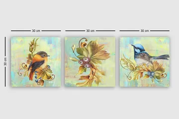 Canvasbilde VP Spain 3-pk Flerfarget - 33x03 cm - Interiør - Maleri & posters - Lerretsbilder