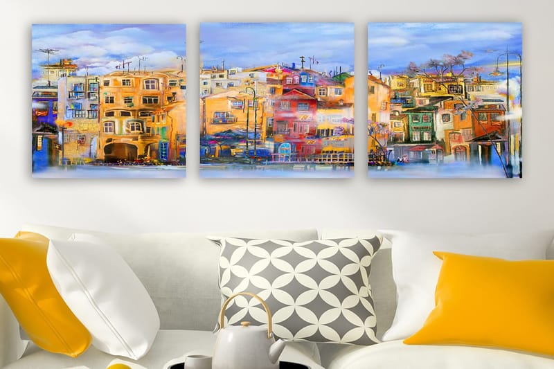 Canvasbilde VP Spain 3-pk Flerfarget, 33x03 cm