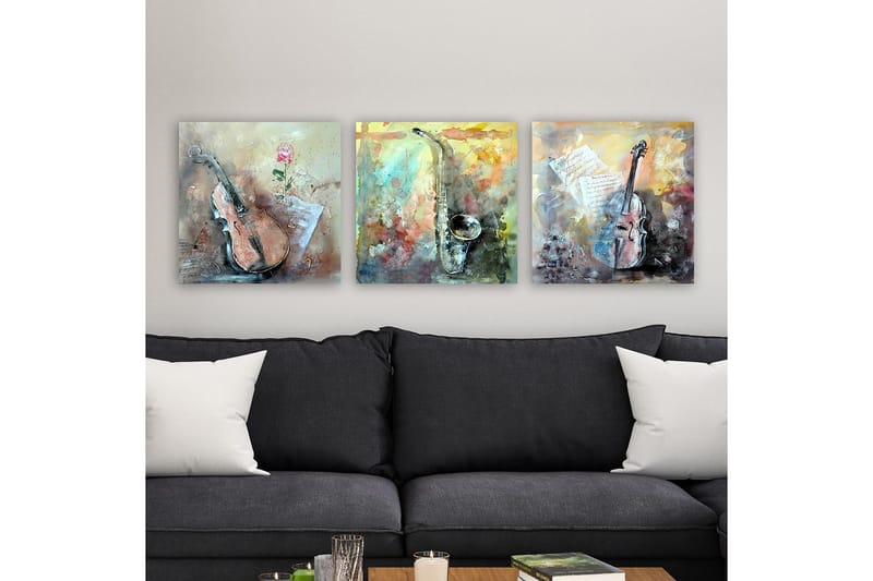 Canvasbilde VP Spain 3-pk Flerfarget - 33x03 cm - Interiør - Maleri & posters - Lerretsbilder